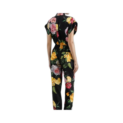 Floral Printed Habotai Shirt