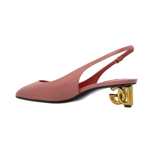 Square Toe Slingback Pumps