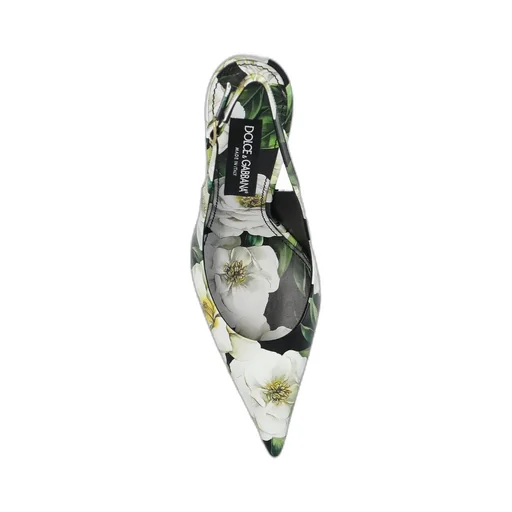 Floral Printed Slingbacks