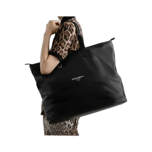 Logo Printed Large Shopper Bag