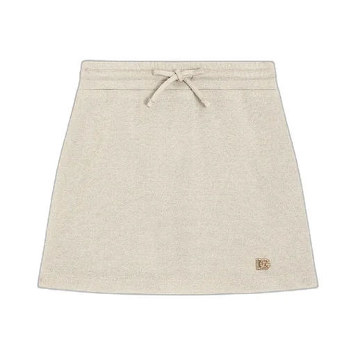 Logo-Appliqué Lurex Skirt