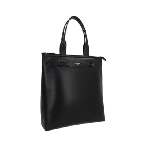 Logo Printed Zipped Tote Bag