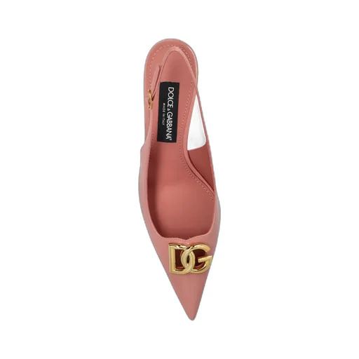 Dg Plaque Slingback Pumps