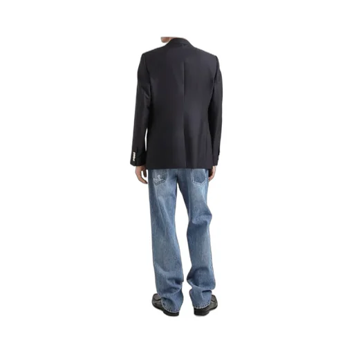 Heraldic Patch Single-Breasted Jacket