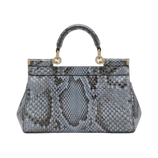 Small Logo Plaque Embossed Sicily Handbag
