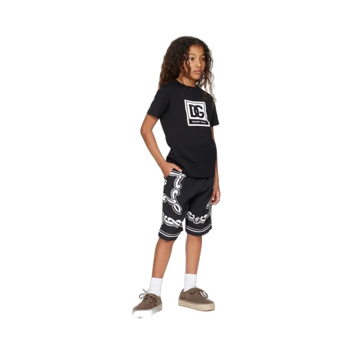 Bandana-Printed Drawstring Shorts