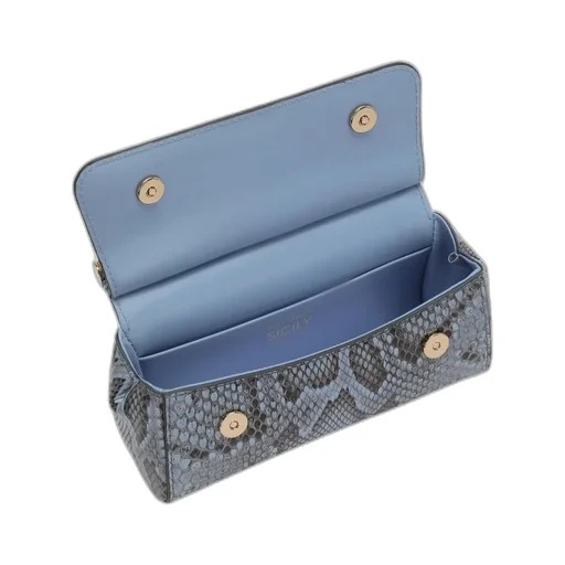 Small Logo Plaque Embossed Sicily Handbag