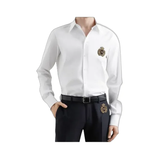 Heraldic Patch Long-Sleeved Shirt