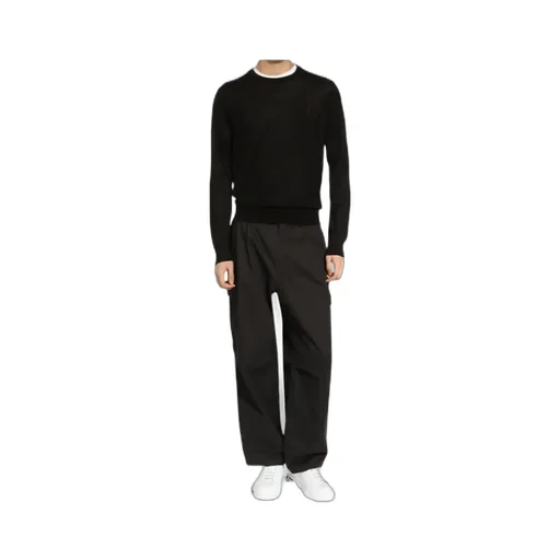 Logo Embroidered Round-Neck Sweater