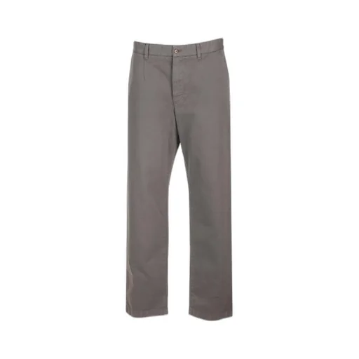 Mid-Rise Straight Leg Trousers