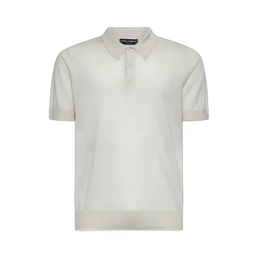 Short Sleeved Knitted Polo Shirt