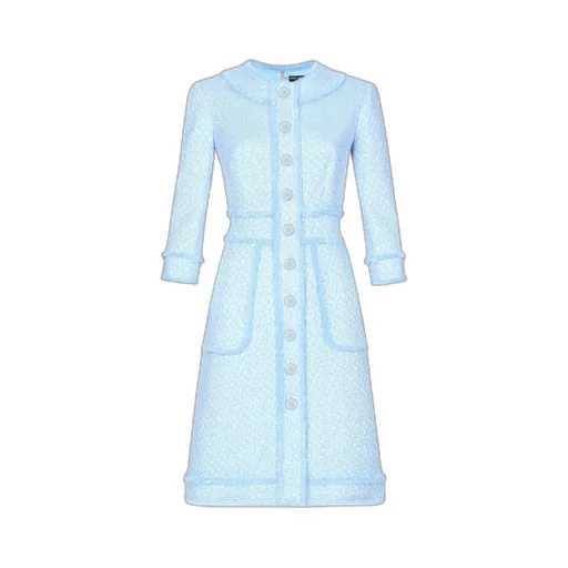 A-Line Tweed Dress
