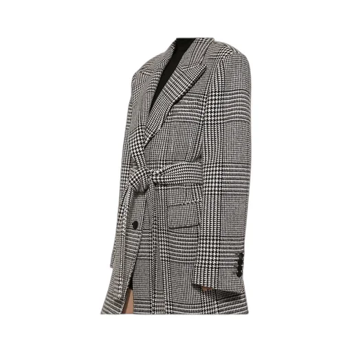 Check-Pattern Coat