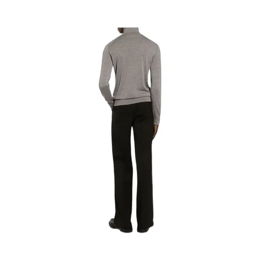 Dg Logo Embroidered Turtleneck Jumper