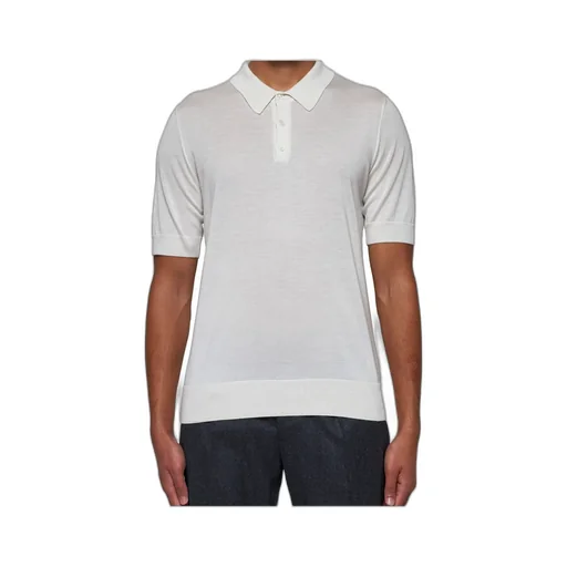 Short Sleeved Knitted Polo Shirt