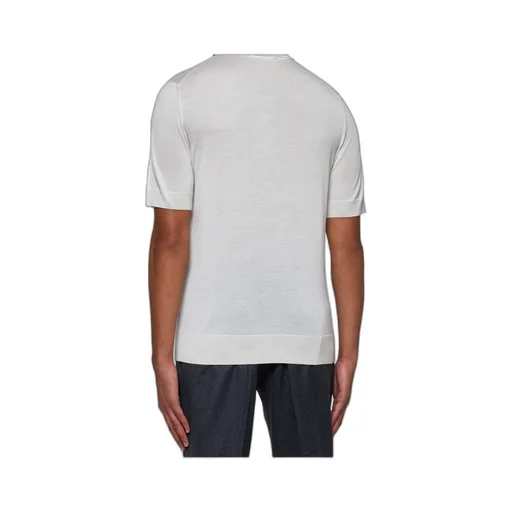 Short Sleeved Knitted Polo Shirt
