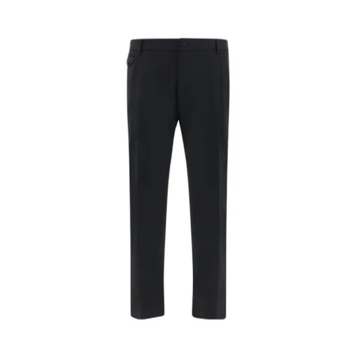 Pleated Tailored Twill Pants