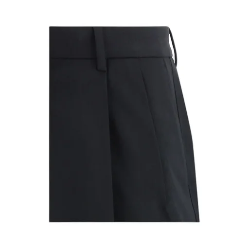 Pleated Tailored Twill Pants