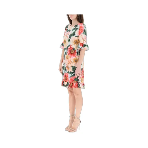 Floral-Print Mini Dress