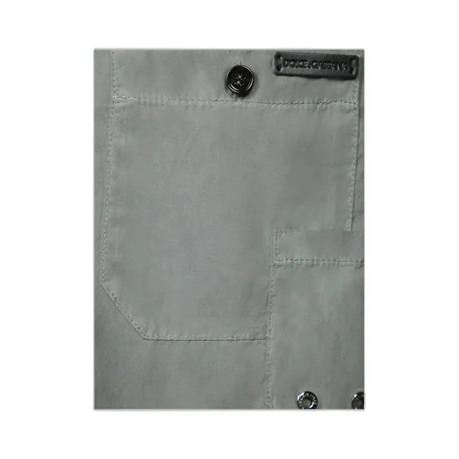 Logo Patch Cruved Hem Shirt