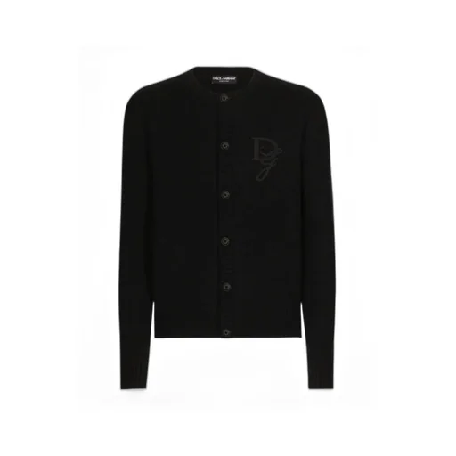 Logo Patch Buttoned Cardigan