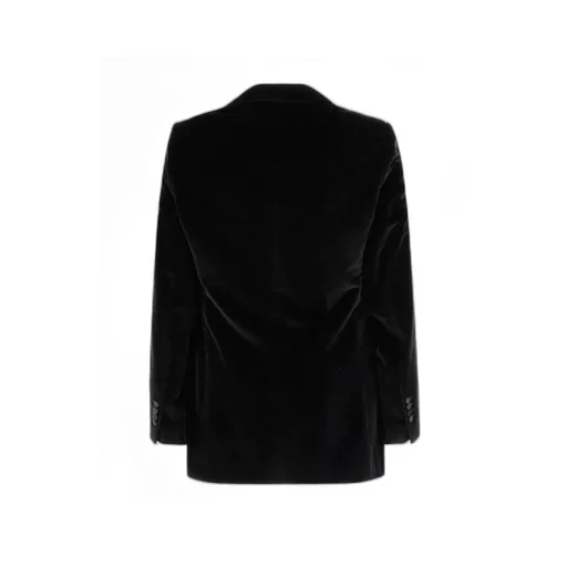 Single Buttoned Velvet Blazer