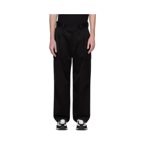 Logo Embroidered Straight Leg Pants