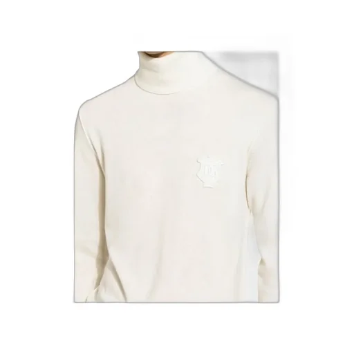 Logo Patch Turtle-Neck Jumper