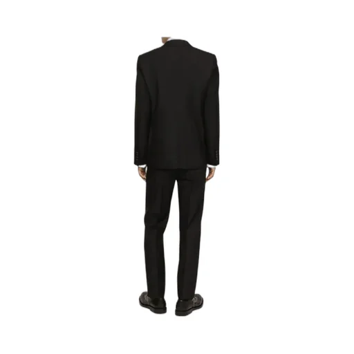Single-Breasted Wool-Silk Suit