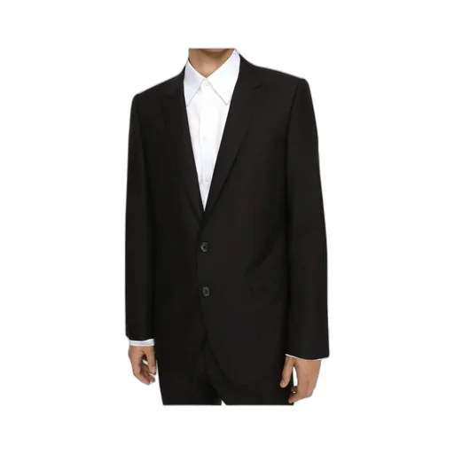 Single-Breasted Wool-Silk Suit