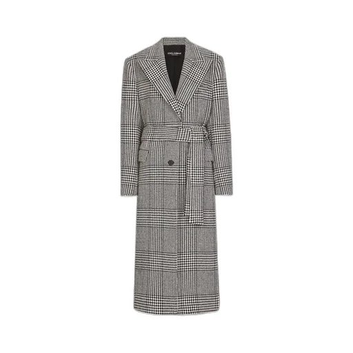 Check-Pattern Coat