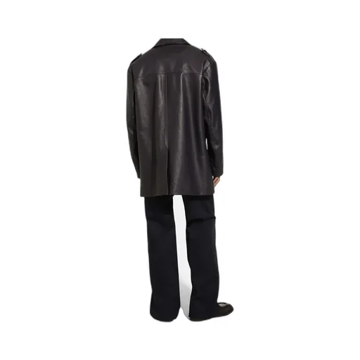 Peak-Lapels Double-Breasted Coat