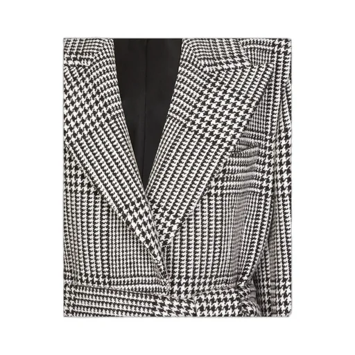 Check-Pattern Coat