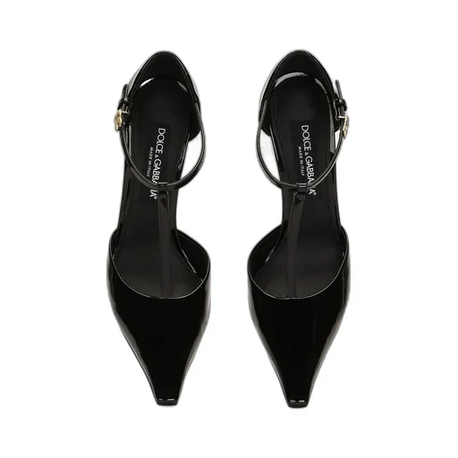 T-Bar Pointed Toe Pumps