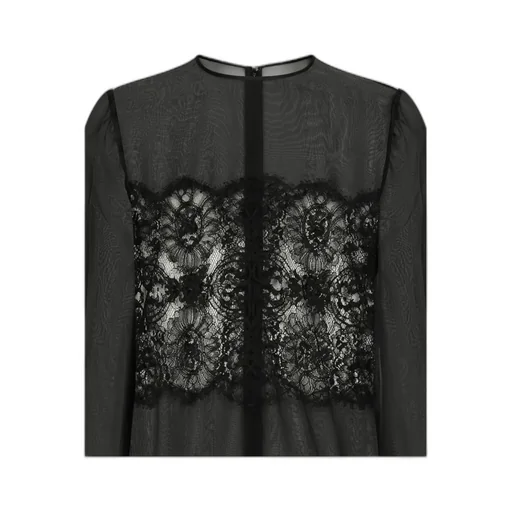 Lace Inlay Mini Dress