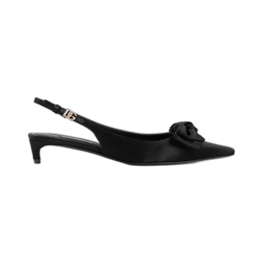 Bow Detailed Slingback Pumps