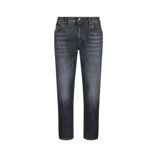 Logo Embroidered Jeans