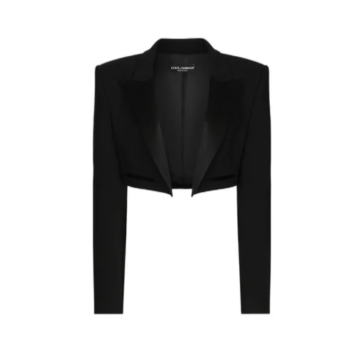 Gabardine Spencer Tuxedo Jacket