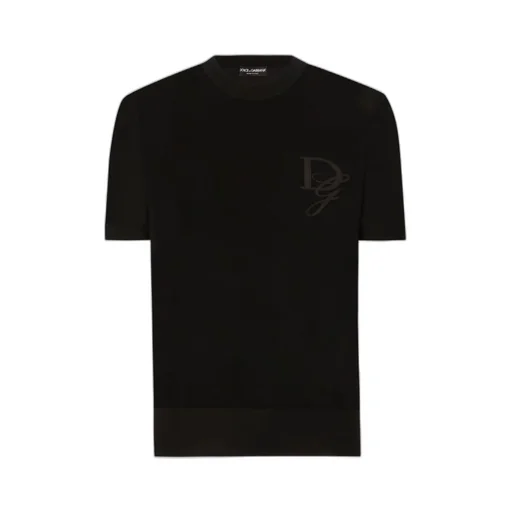 Dg Logo Patch Crewneck Sweater