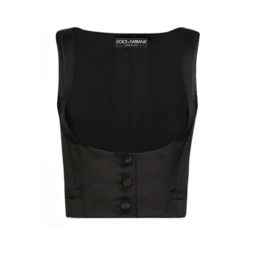Sleeveless Satin Vest