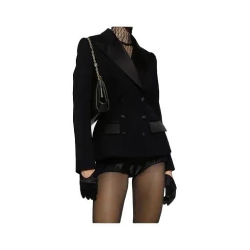 Double-Breasted Long Sleeved Blazer