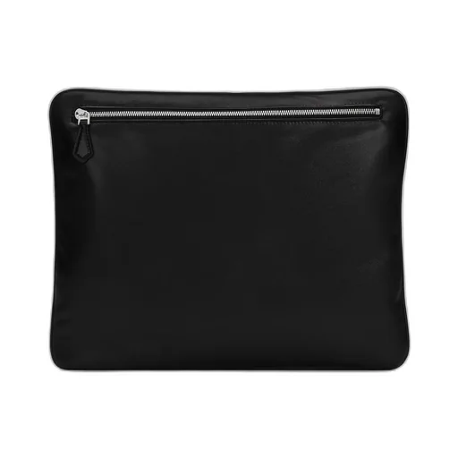 Logo Printed Clutch Bag