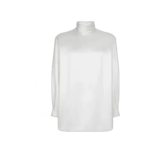 Satin Turtleneck Shirt