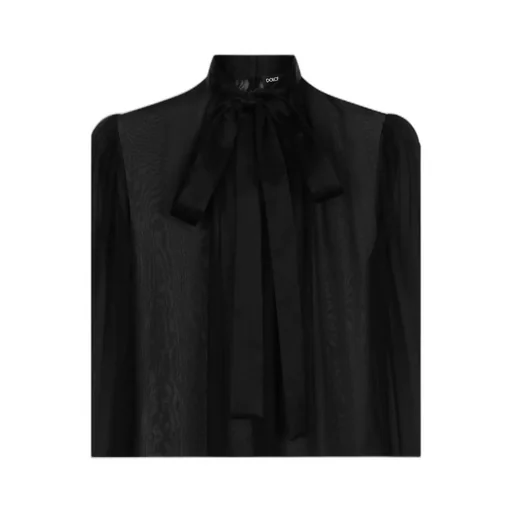 Chiffon Pussy-Bow Blouse