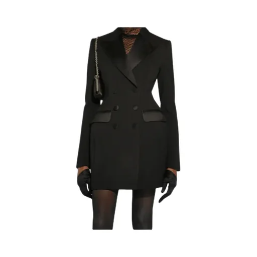 Double-Breasted Tuxedo Jacket