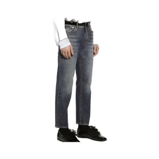 Logo Embroidered Jeans
