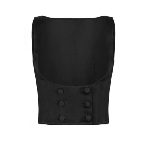 Double-Breasted Tuxedo Vest