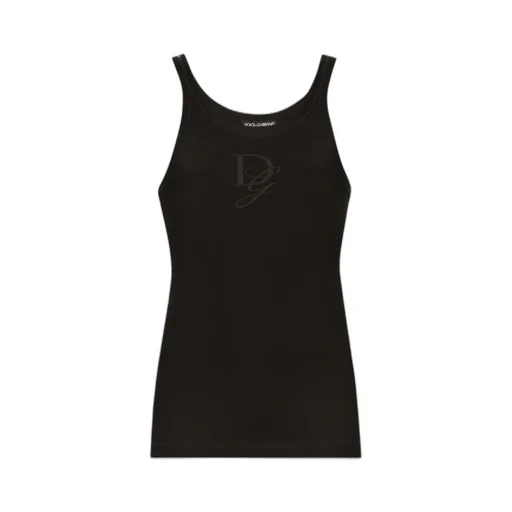 Logo Embroidered Tank Top