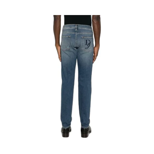 Mid-Rise Ripped Denim Jeans