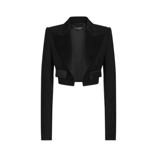 Gabardine Spencer Tuxedo Jacket
